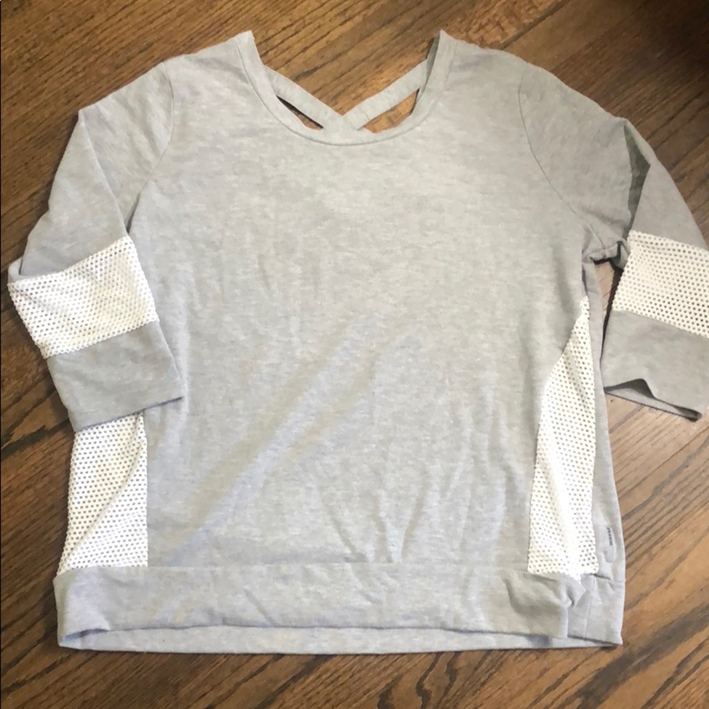 Sweatshirt with Crisscross Back